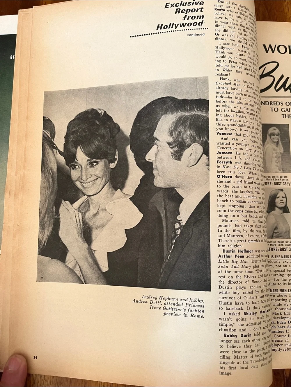 Oct 1969 SCREEN STORIES Dean Martin Johnny Cash Judy Garland+ 60s Movies & Ads